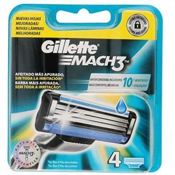 Gillette Mach 3 Komfort-Rasiermesser mit Ersatzklingen