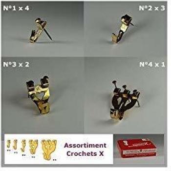 Crochets X classiques en assortiment