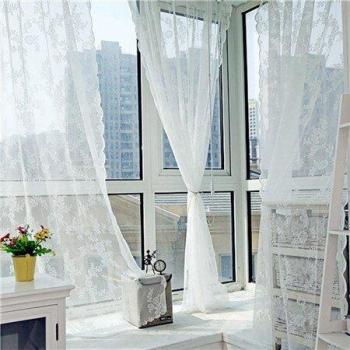 Cafe Door Lace Drapes 145x180CM