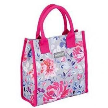 Thermo Lunch Tasche – kleine Kühltasche, Blumenmuster, 4 L