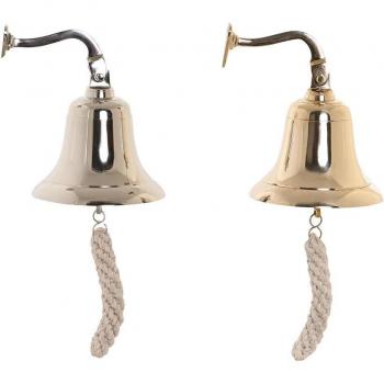 Figurina Decorativa DKD Home Decor Cloche 12 x 12 x 16 cm Vintage Argento Oro