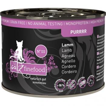 Catz Finefood Purrrr 6 x 200 g Cibo umido per gatti all'agnello