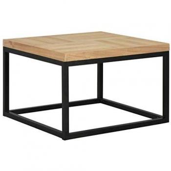 Solid Wood Square Coffee Table 50x50x33.5 cm