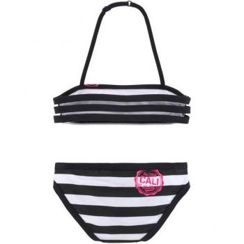 Gestreifter Bandeau-Bikini für Mädchen