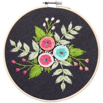 Modern Wall Art Ribbon Embroidery Kit