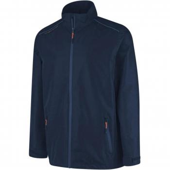 Island Green Storm Cuff Waterproof Jacket for Men (Navy, Large)