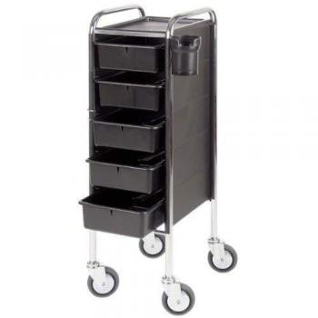 Efalock Professional Arbeitswagen Piccolo 84/5 schwarz