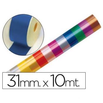 Cinta fantasía, color azul, 10 mt x 31 mm