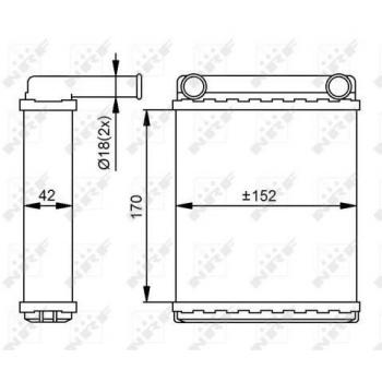 NRF Remote Controlled Heater 54306