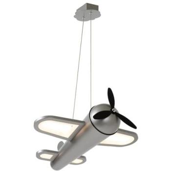 Fokker Youth LED Ceiling Light – 28W, 2500K, Grey Iron, 46 cm