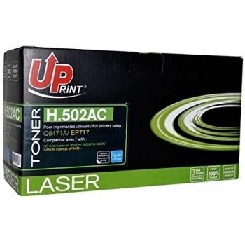 Cápsula de tinta cian HP Q6471 A/ep717 de Uprint, ideal para I Sensis MF8450 y Color LaserJet 3600