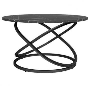 Tavolino Calgary, 79.5 x 46 cm, Nero