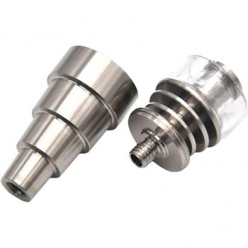 Universal Domeless Ti-Nails 10/15/19mm Male/Female with Carb Cap