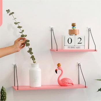 Wooden Decorative Wall Shelf for Storage
