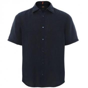 Camicia BOSS Rash 2 Blu Scuro M – Regular Fit
