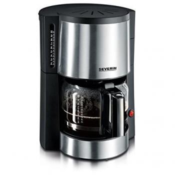 Severin 4312 Café Filter 1000 W, 1,4 L, Noir/Brossage Inox
