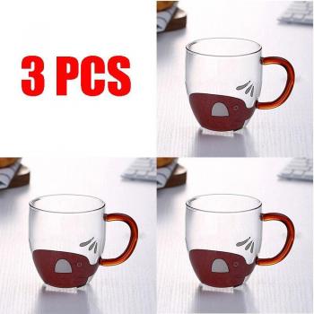 Cat Design Coffee Cup Set