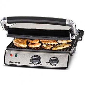 Rommelsbacher Kontaktgrill KG 2020 Edelstahl Sandwichtoaster Elektrogrill KG2020