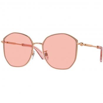 Burberry BE3153D 57 Lentes de Sol para Mujer Dorados Ajuste Asiático 1337/5
