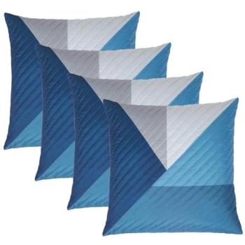 Geometric Pinsonic Cushion Cover Set (4 Pack) – 45 cm x 45 cm