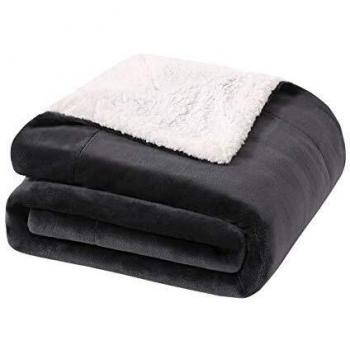 Dual‑Side Fluffy Bed Throw