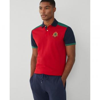 Polo de hombre Hackett London Heritage Multi rojo