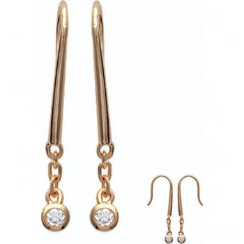 J7210 White Gold Goddess Earrings