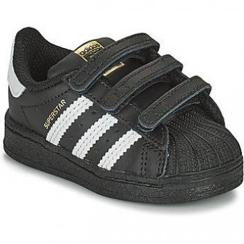 SuperStar Unisex Talla 23 Piel Negra