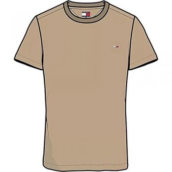 Tommy Jeans Herren T-Shirt Camel Größe XL