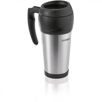Tasse Isotherme Acier Noir Leifheit