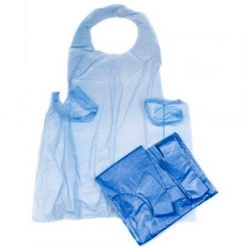 Delantales Descartables Azul 200 unidades, 26x40 cm – Bag It Plastics