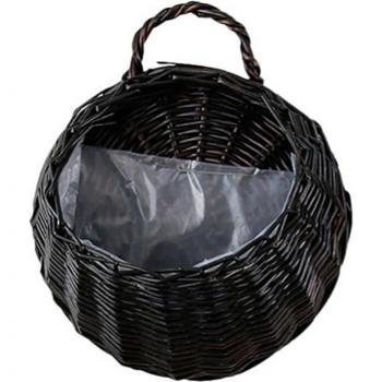 Panier décoratif pour jardin en rotin