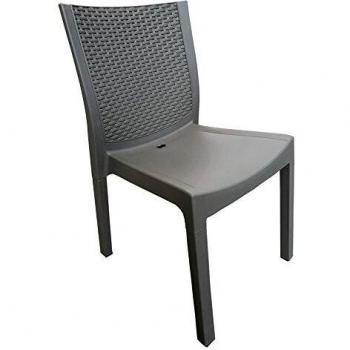 Sedia in Rattan di Panarea Tortora Effetto