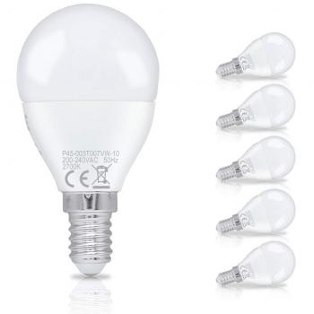 HENGDA 3W LED Birne E14 250Lumen warmweiß 6er Pack