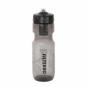 Woho Wasserfilterflasche Grau 700 ml