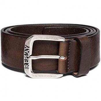 Replay Ledergürtel Herren Braun 105 cm