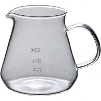 Jarra de leche de vidrio resistente al calor