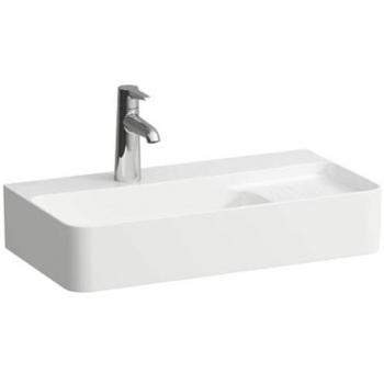 Laufen VAL Aufsatzwaschtisch COMPACT, 1 Hahnloch, mit Überlauf, 600x315mm, Farbe: Weiß