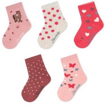 Sterntaler® Feinsöckchen Socken, 5er-Box mit Punkten