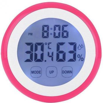 Reloj Digital de Pared con Termómetro y Medidor de Humedad