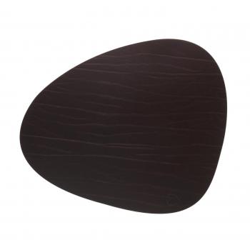 LIND DNA Set de Table en Cuir Noir Bull L