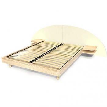 Letto in legno 2 posti con testiera e comodini ARC