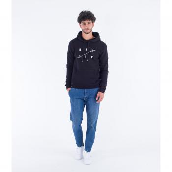 Men's Black Hurley M Slash Hoodie – Medium Size