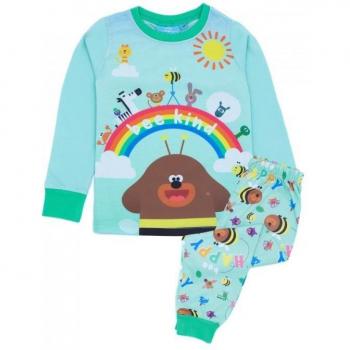 Pigiama lungo Hey Duggee Bee Kind per bambine 2-3 anni verde