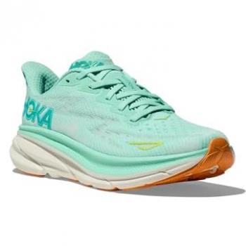 HOKA Clifton 9 Women's Running Shoes in Blue, Size 9.5 M