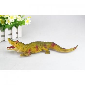 Crocodile de jardin en caoutchouc 30cm