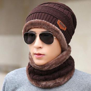 Ensemble de mode chapeau et écharpe pour hommes et femmes, automne-hiver