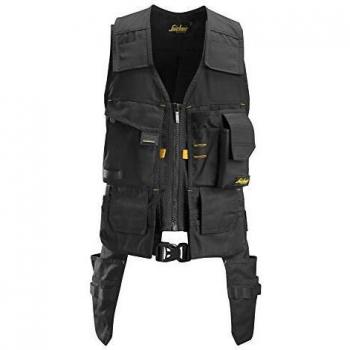 Chaleco de Trabajo Unisex Snickers Allroundwork Negro 44