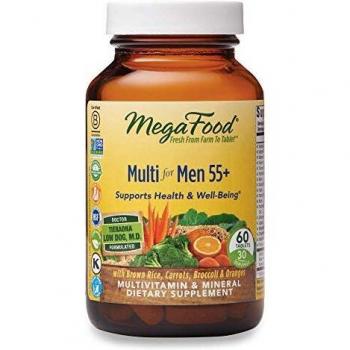 Pack MultiVita Hommes 55+ MegaFood, 60 comprimés