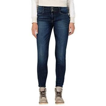 Timezone Slim EnyaTZ Jeans Ajustados para Mujer, Classic Indigo Wash 3186, 31W x 32L